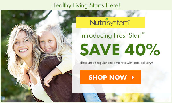 40% off on nutrisystem diet plan