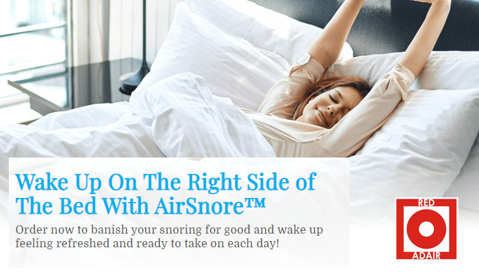 better sleeping with Air Snore mouthpiece device